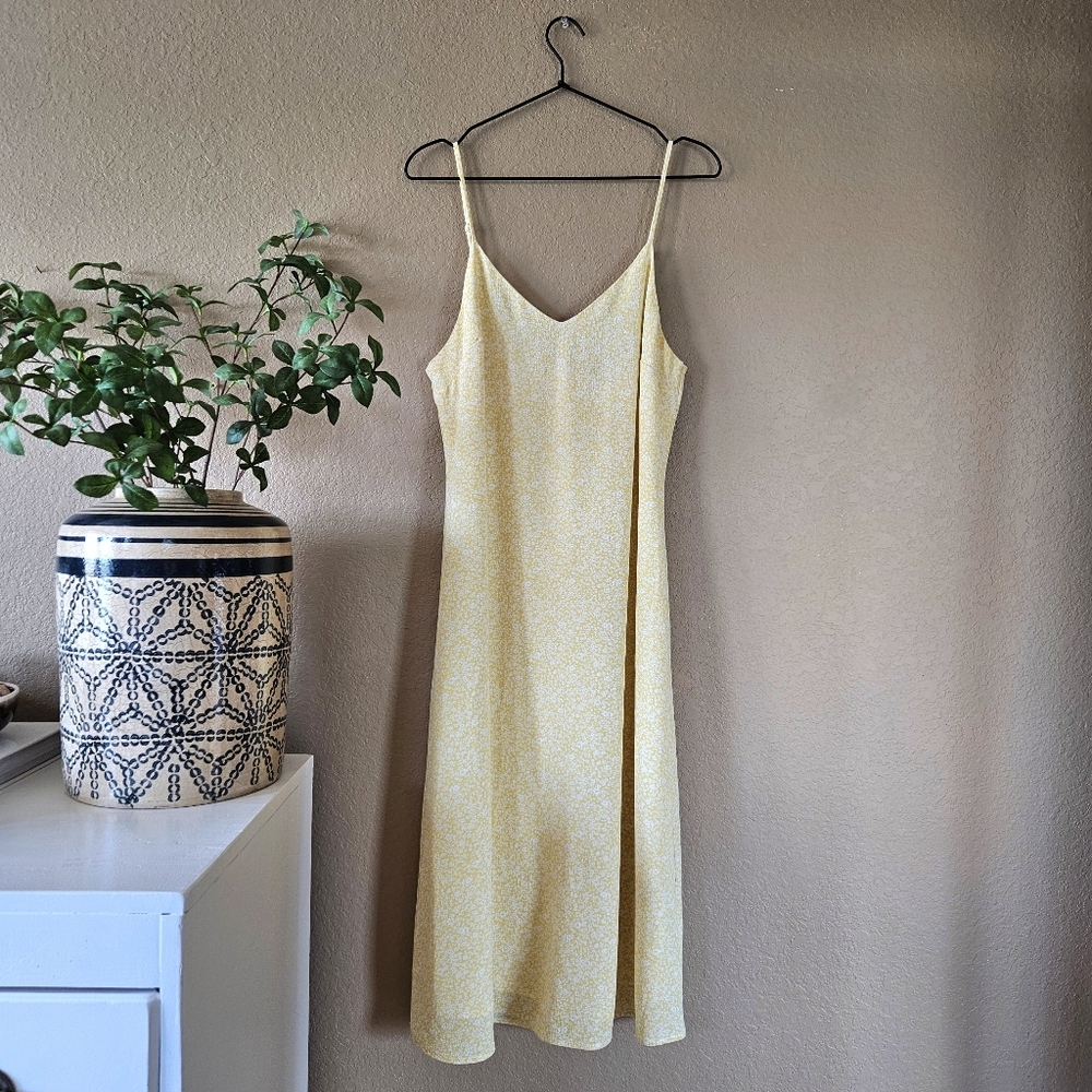 Forever 21 Floral Midi Slip Dress, Large | Medium